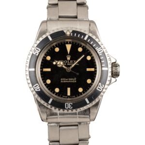 Vintage 1966 Rolex Submariner 5513 Oyster Rivet