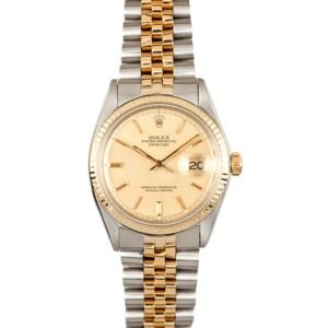 Vintage Rolex DateJust Two Tone 1601 x