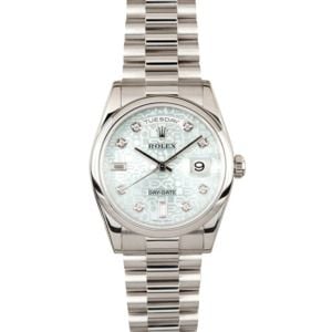 Rolex Platinum Day Date 118206