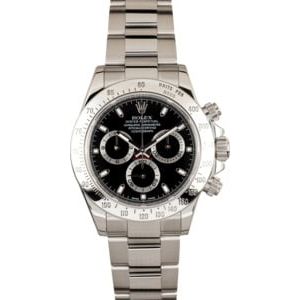 Stainless Steel Rolex Daytona Black