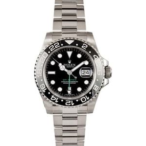 Pre-Owned Rolex GMT-Master II 116710 Black TT