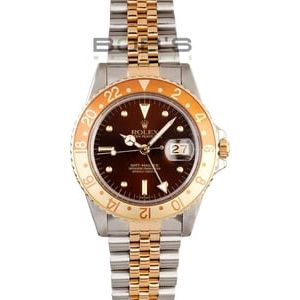 Rolex GMT-Master Model 16753 Brown Dial