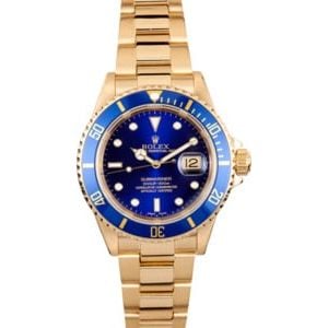 18K Yellow Gold Rolex Submariner