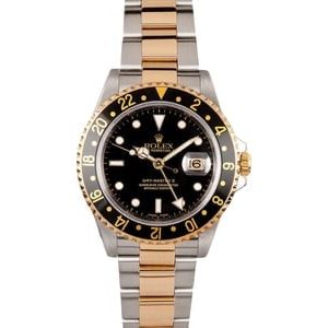 Rolex GMT Master II 16713 Watch Gold thru Clasp