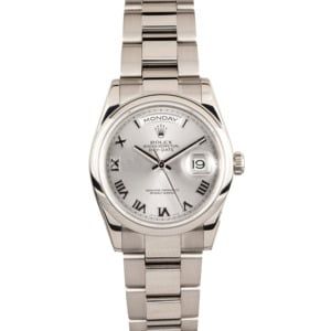 Rolex Mens Presidential 118209 White Gold