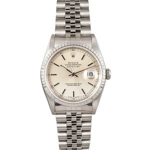 Rolex Steel Datejust 16220