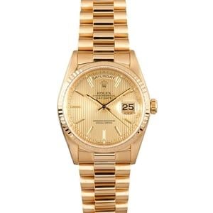 Rolex Yellow Gold President 18238 Tapestry