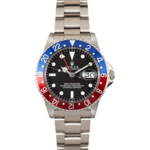 Vintage Rolex Men's GMT Pepsi 1675