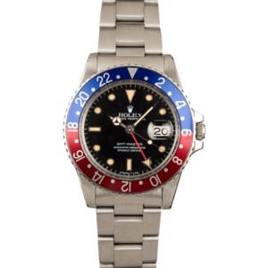 Pre-Owned Rolex Pepsi GMT-Master 16750 Stainless Steel