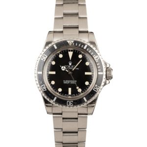 Vintage Rolex Submariner 5513 Steel