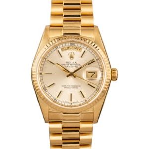 Used Rolex President Gold Day-Date 18038