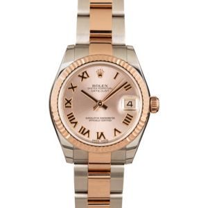 Ladies Rolex Datejust 178271 Two Tone Everose Oyster