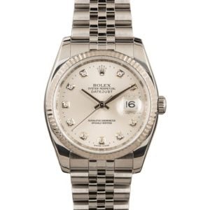 Rolex Datejust Steel 116234 Diamond Dial