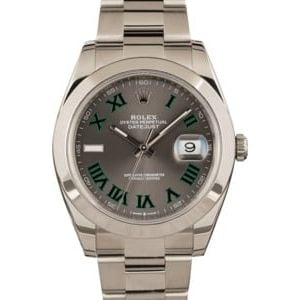 Rolex Datejust 41 Ref 126300 Rhodium Roman Dial