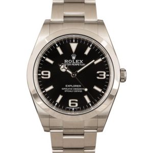 Rolex Explorer 214270 Luminescent Arabic Markers