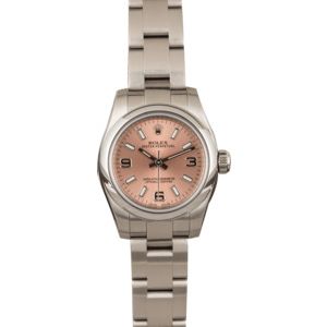 Used Rolex Oyster Perpetual 176200 Pink Dial