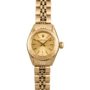 Rolex Ladies Datejust 6719 American Oval Link Bracelet