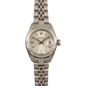 Pre-Owned Rolex Lady Date 6917 Stainless Steel Jubilee