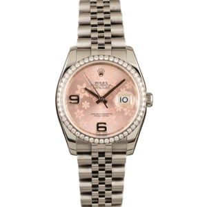 Pre Owned Rolex Datejust 116244 Diamond Bezel T