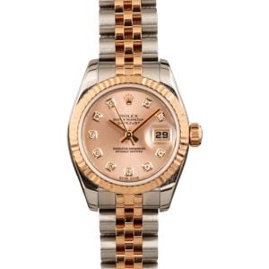 Rolex Lady Datejust 179171 Pink Diamond Dial