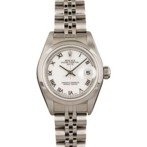 Ladies Rolex Date 79160 White Dial