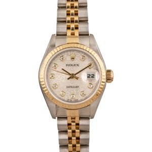 Ladies Rolex Datejust 79173 Silver Diamond