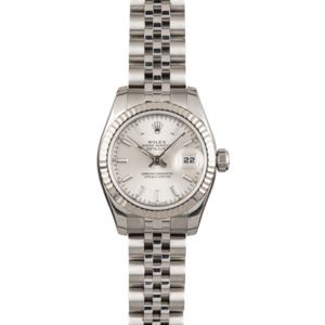 Pre Owned Rolex Ladies Datejust 179174 Steel Jubilee