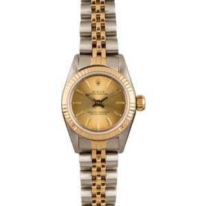 Pre-Owned Rolex Ladies Oyster Perpetual 67193 T