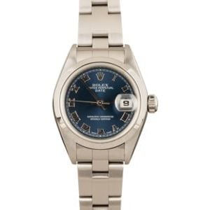 Ladies Rolex Date 79160 Blue