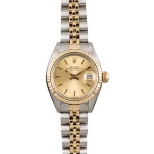 Pre Owned Rolex Date 6917 Two Tone Jubilee