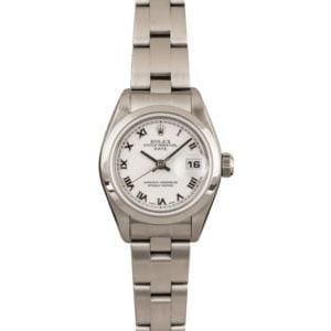 Used Ladies Rolex Date 79160 White Roman Dial T