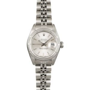 Rolex Date 79190 Silver Index Dial