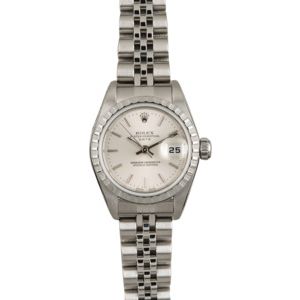 Rolex Date 79240 Silver Dial