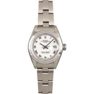 Ladies Rolex Date 79160 White Roman