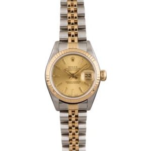 Pre Owned Rolex Datejust 79173 Champagne Dial