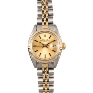 Rolex Ladies Date 6917 Champagne Jubilee