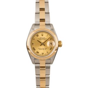 Used Rolex Lady Datejust 79163 Oyster Bracelet