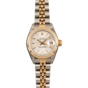 Pre Owned Rolex Ladies Datejust 79173 Silver Dial