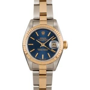 Rolex Ladies Datejust 79173 Blue Index Dial