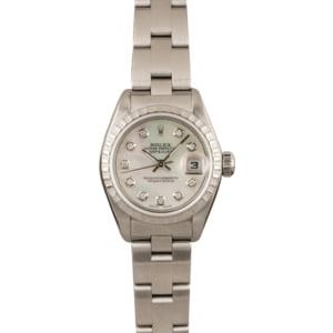 Used Rolex Ladies Datejust 79240 MOP Diamond Dial