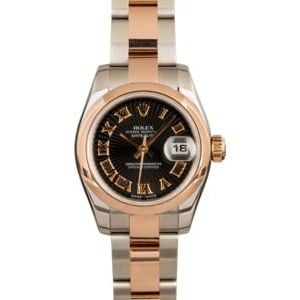 Rolex Lady Datejust 179161 Two Tone Everose Gold