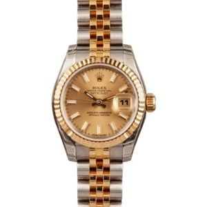 Rolex Lady-Datejust 179173 Two-Tone Champagne