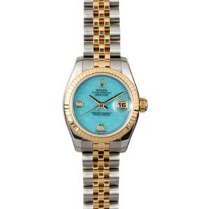 Rolex Lady-Datejust 179173 Turquoise Diamond