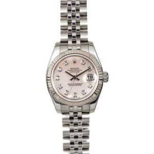 Rolex Ladies Datejust 179174 MOP Diamond Dial