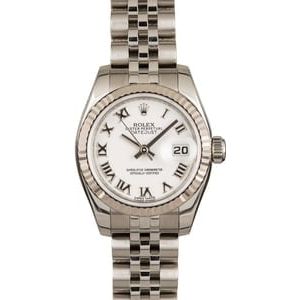 Rolex Lady-Datejust 179174 White Roman