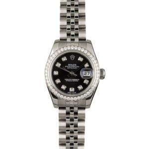 Used Rolex Lady-Datejust 179384 Diamonds