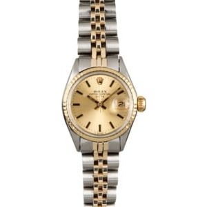 Vintage Ladies Rolex Datejust 6517 Two Tone