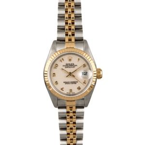 Rolex Ladies Datejust 69173 Ivory Arabic Dial