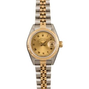 Pre-Owned Rolex Lady Datejust 69173 Roman Dial