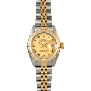 Rolex Lady-Datejust 69173 Champagne Roman